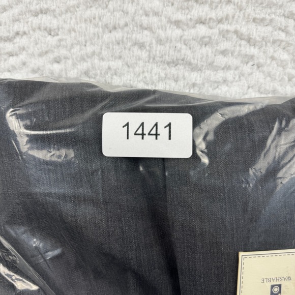 Ballin Pants Mens 38x30 Gray Dress Office Slacks Pleated Front Cuffed Hem - Picture 16 of 16